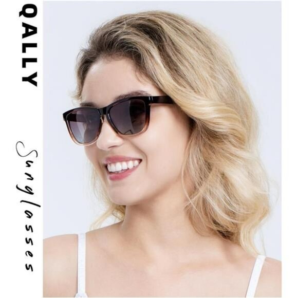 Polarized Square Sunglasses Women UV400 Protection Fashion Shades Summer - Picture 2 of 7